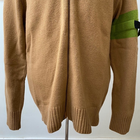 Bikkembergs Wool Full Zip Sweater Made In Italy - Picture 7 of 13